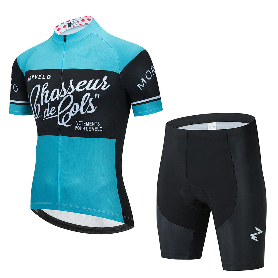 Men's Summer Cycling Jersey Suit - Breathable Short Sleeve Bicycle Sportswear Set