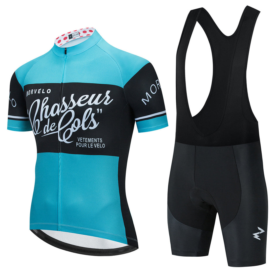 Men's Summer Cycling Jersey Suit - Breathable Short Sleeve Bicycle Sportswear Set