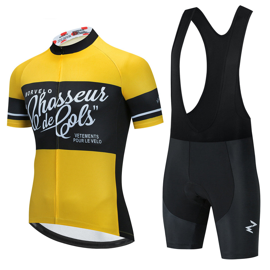 Men's Summer Cycling Jersey Suit - Breathable Short Sleeve Bicycle Sportswear Set