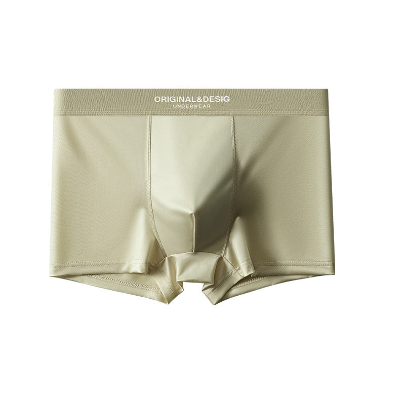 Men's Ice Silk Satin Boxers | Lightweight Breathable Summer Underwear Shorts