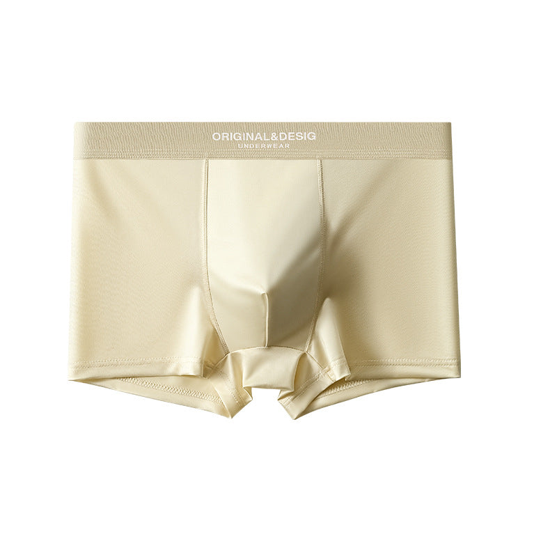 Men's Ice Silk Satin Boxers | Lightweight Breathable Summer Underwear Shorts