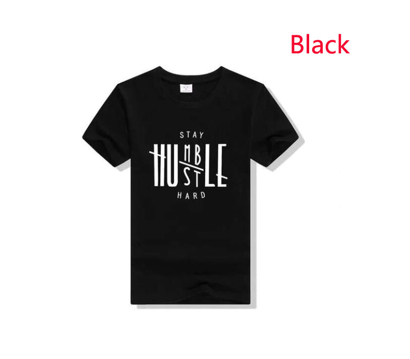 Stay Humble Hustle Hard Fashion T-Shirt - Men's Motivational Graphic Tee
