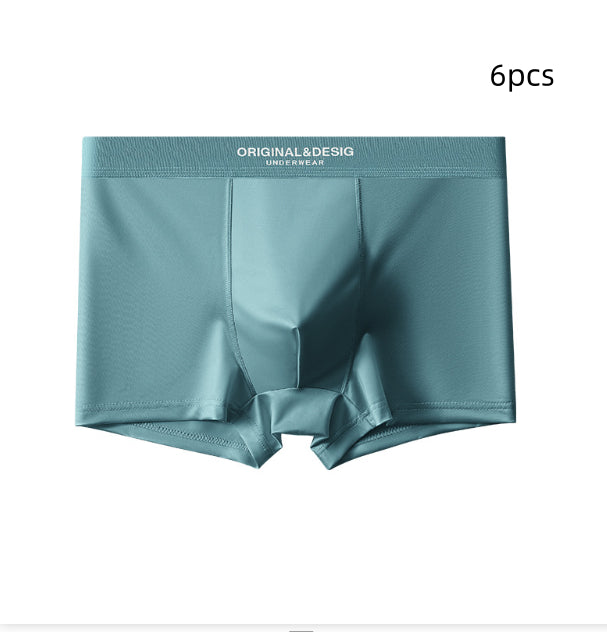 Men's Ice Silk Satin Boxers | Lightweight Breathable Summer Underwear Shorts