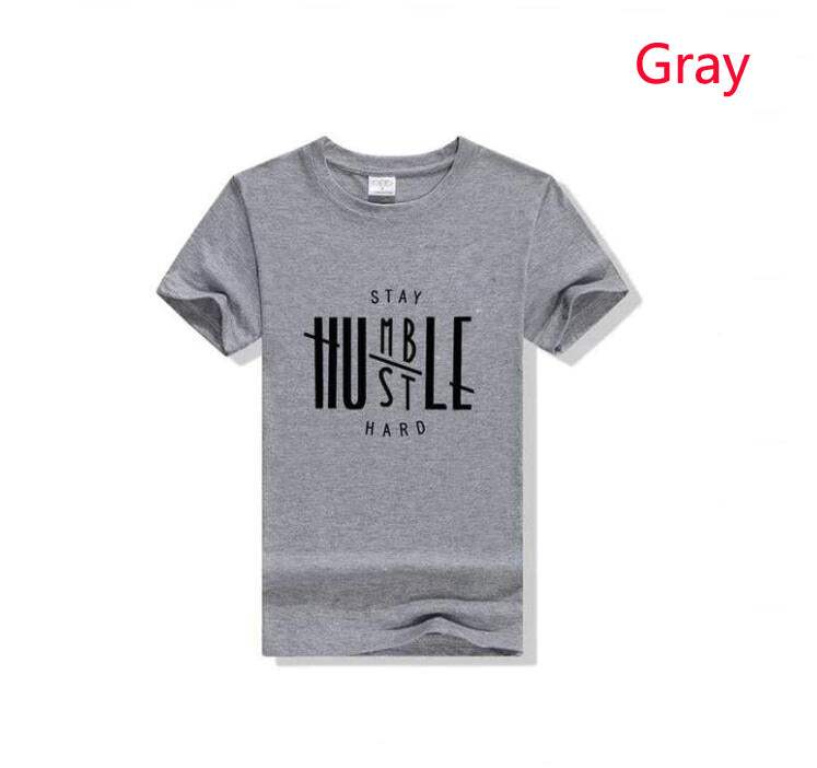 Stay Humble Hustle Hard Fashion T-Shirt - Men's Motivational Graphic Tee