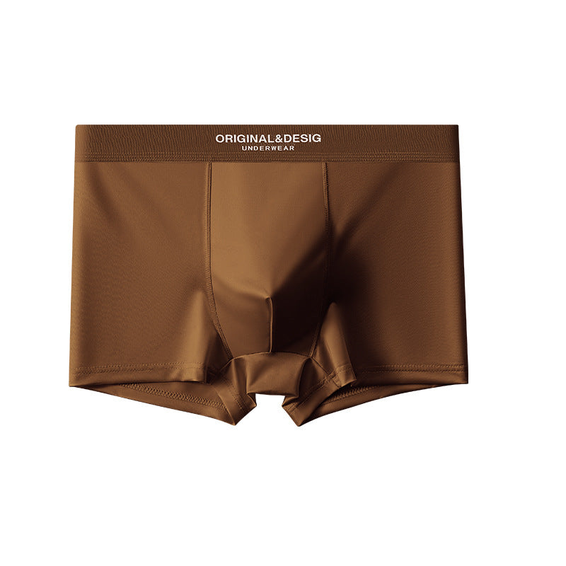 Men's Ice Silk Satin Boxers | Lightweight Breathable Summer Underwear Shorts