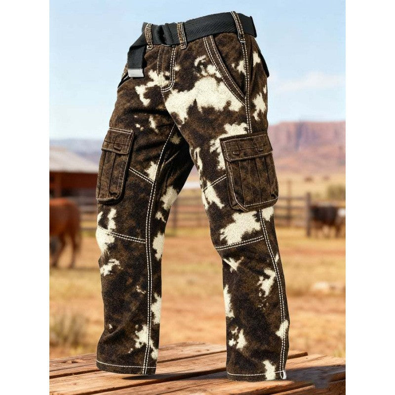 New Mens Vintage Punk Work Pants
